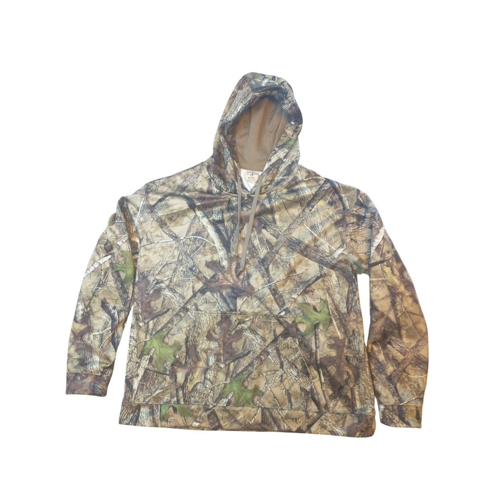 RedHead Mens XL TrueTimber HTC Camo Performance Hoodie Fleece Lined Pullover